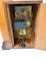 Art Deco Modernist Mantel Clock In the style of Hendrik Wouda, 1920s